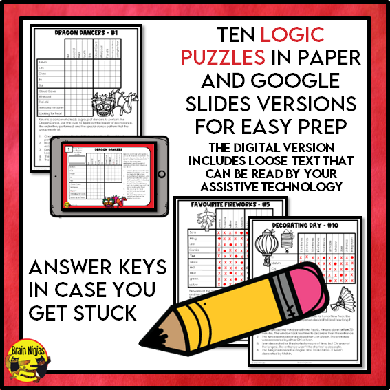 Lunar New Year Activity Bundle | Paper and Digital