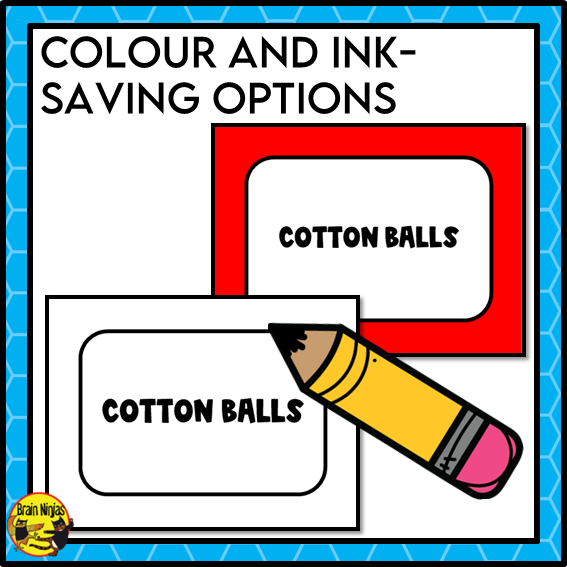 Makerspace Label Set | Paper