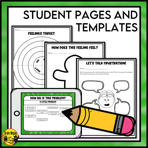 Managing Feelings | Social Emotional Learning | Health and Wellness Unit | Paper and Digital | Grades 4 to 6