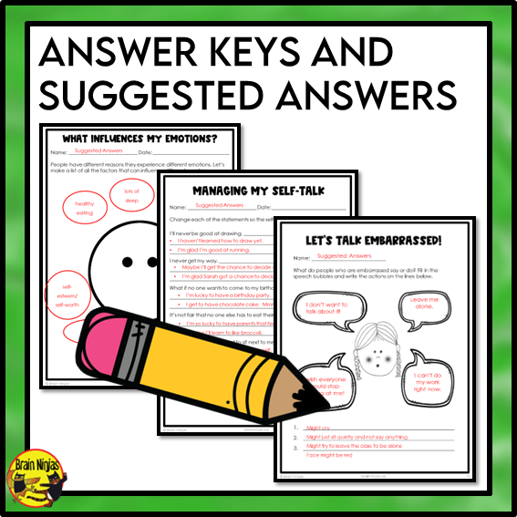 Managing Feelings | Social Emotional Learning | Health and Wellness Unit | Paper and Digital | Grades 4 to 6