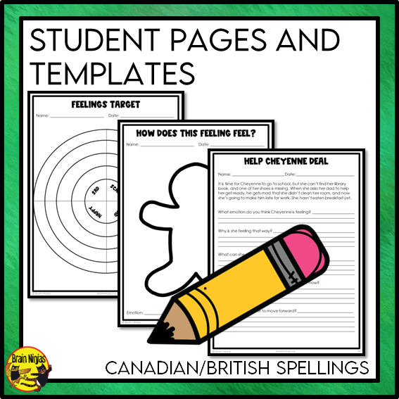 Managing Feelings | Social Emotional Learning | Health and Wellness Unit | Paper and Digital | Grades 1 to 3