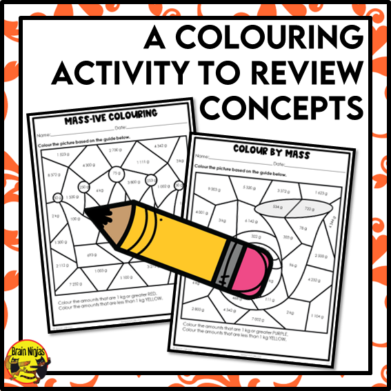 Mass in g and kg Math Worksheets | Paper