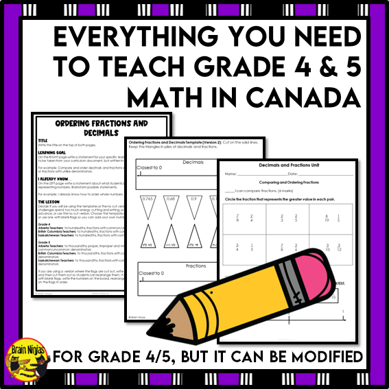 Year Long Math Interactive Math Unit Bundle | Paper | Grade 4 Grade 5