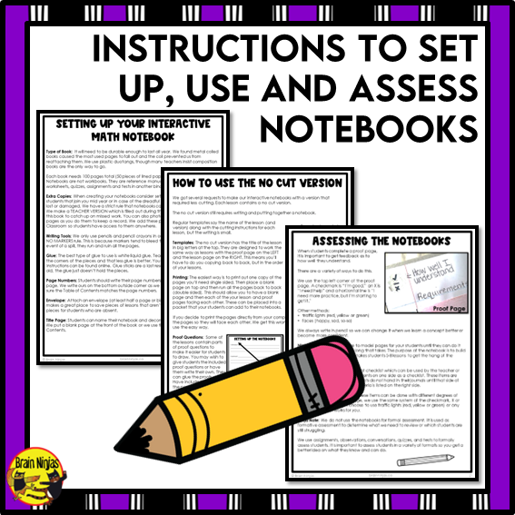 Year Long Math Interactive Math Unit Bundle | Paper | Grade 4 Grade 5