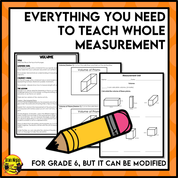 Measurement Interactive Math Unit | Paper | Grade 6
