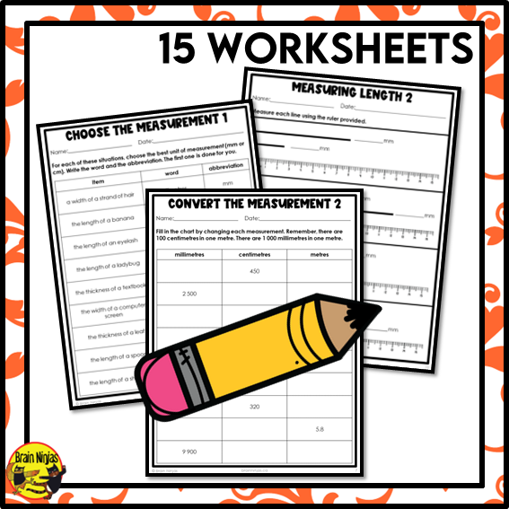 Length Math Worksheets | Paper | Metric Units