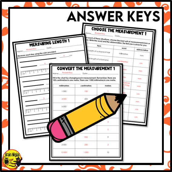 Length Math Worksheets | Paper | Metric Units