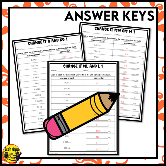Metric Conversions Math Worksheets | Paper