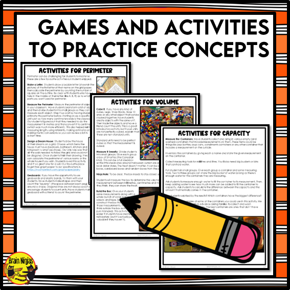 Measurement Interactive Math Unit | Paper | Grade 4 Grade 5