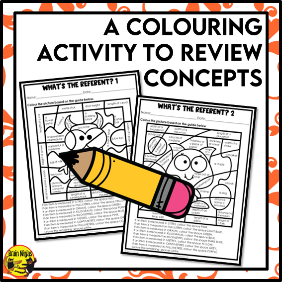 Metric Referents and Measurements Math Worksheets | Paper