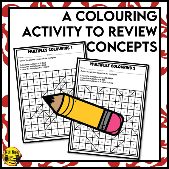 Finding Multiples Within 100 Math Worksheets | Paper | Grade 4