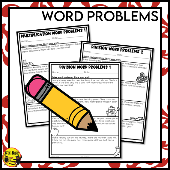 Multiplication and Division Within 100 Math Worksheets | Paper | Grade 3