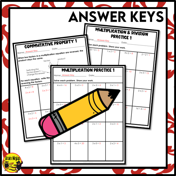 Multiplication and Division Within 25 Math Worksheets | Paper | Grade 3