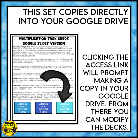 Long Multiplication Math Task Cards | Paper and Digital
