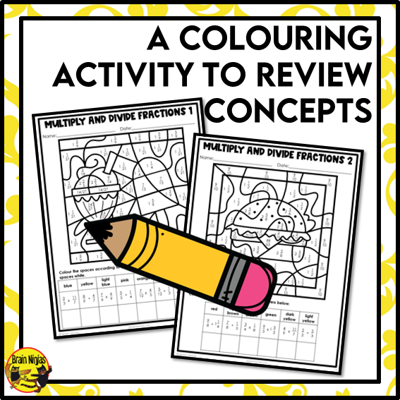 Multiplying and Dividing Fractions Math Worksheets | Paper