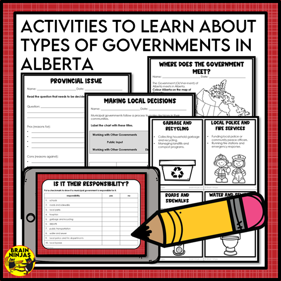 Municipal and Provincial Government in Alberta | Paper and Digital