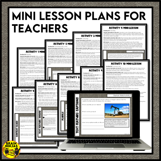 Natural Resources Social Studies Reading Comprehension Activities | Paper and Digital