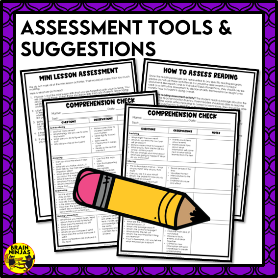 Nature's Tools Reading Comprehension Activities | Paper and Digital