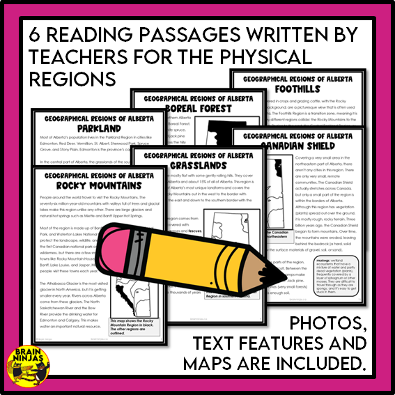 Alberta Social Studies Grade 3 Full Year of Lessons | Paper and Digital