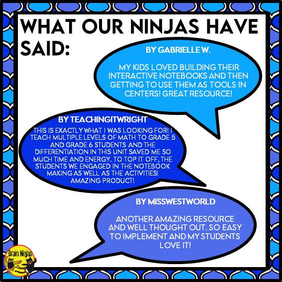 Numbers and Fractions Interactive Math Unit | Paper | Grade 3