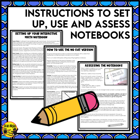 Numbers and Fractions Interactive Math Unit | Paper | Grade 3