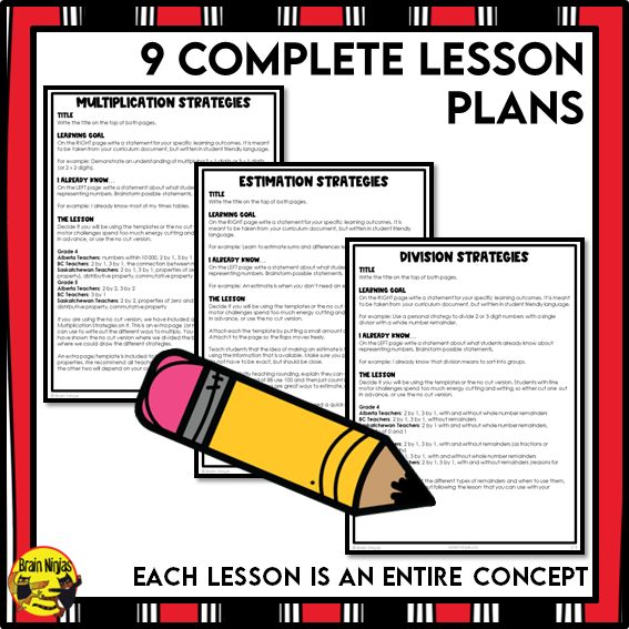 Number Operations Interactive Math Unit | Paper | Grade 4 Grade 5