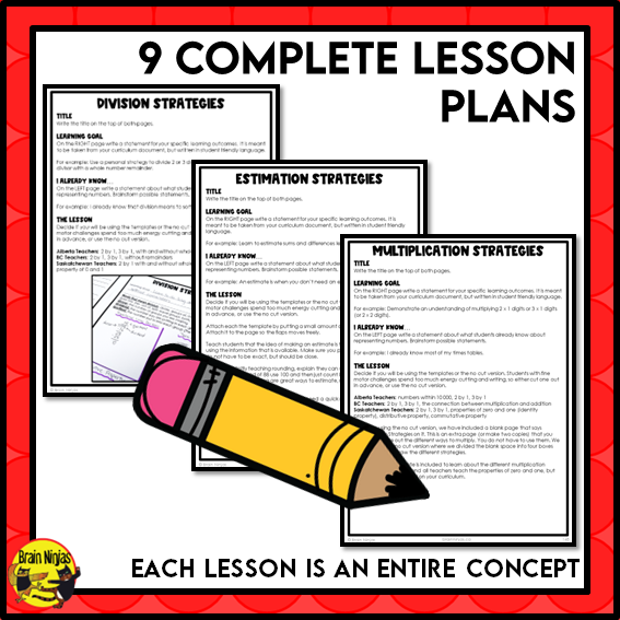 Number Operations Interactive Math Unit | Paper | Grade 4