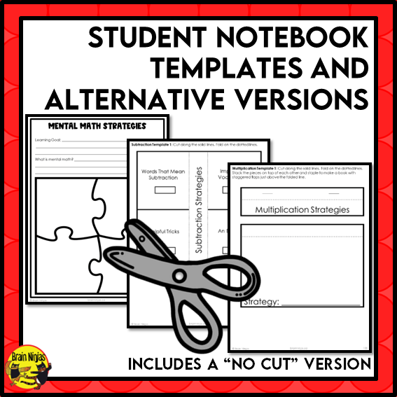 Number Operations Math Interactive Notebook Unit | Paper | Grade 4