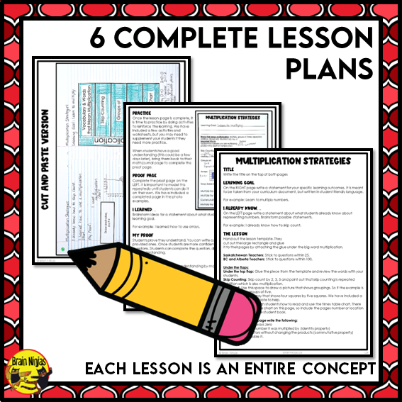 Number Operations Interactive Math Unit | Paper | Grade 3