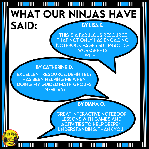 Number Interactive Math Unit | Paper | Grade 4 Grade 5