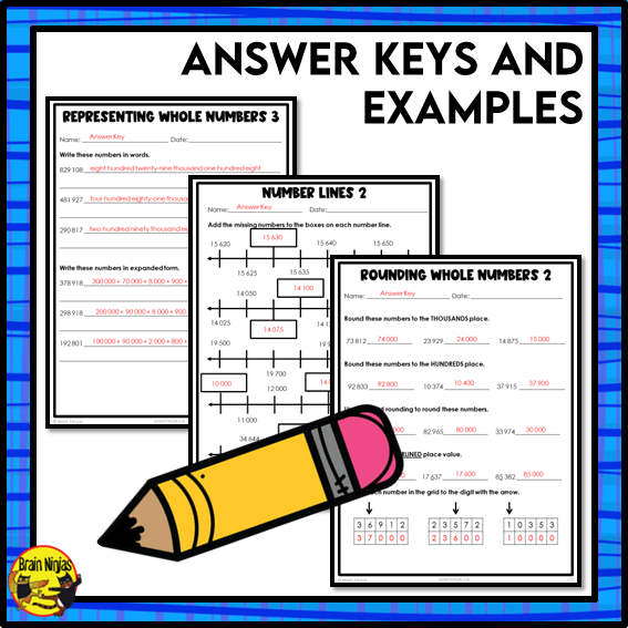 Number Concepts Interactive Math Unit | Paper | Grade 4
