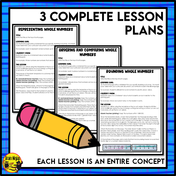 Number Concepts Interactive Math Unit | Paper | Grade 4