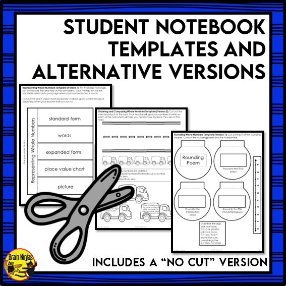 Number Interactive Math Unit | Paper | Grade 5
