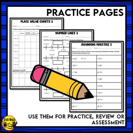 Number Interactive Math Unit | Paper | Grade 5