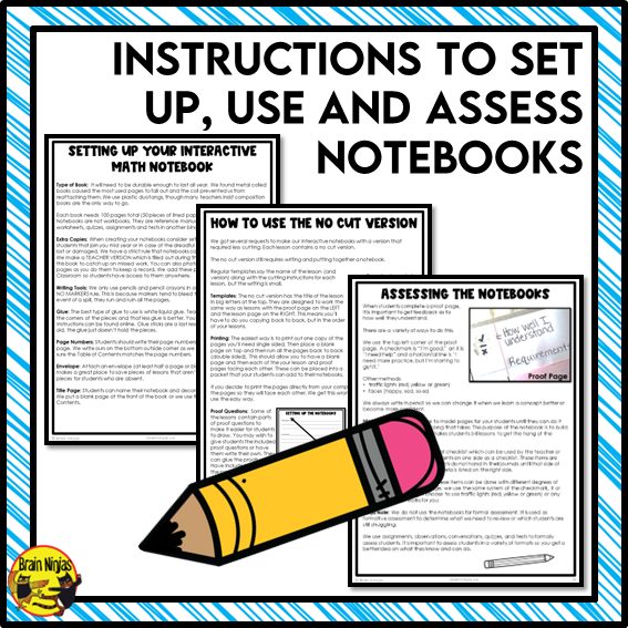 Numbers and Integers Interactive Math Unit | Paper | Grade 5 Grade 6