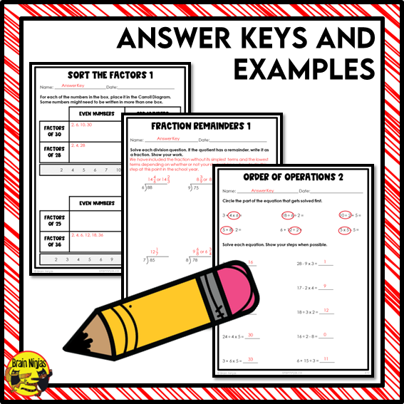 Number Operations Interactive Math Unit | Paper | Grade 5 Grade 6
