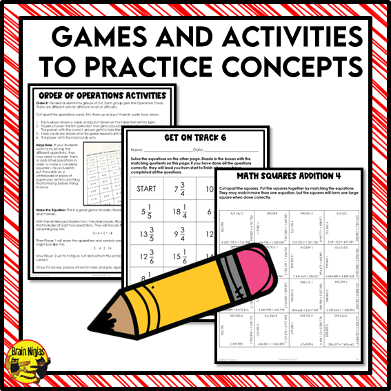 Number Operations Interactive Math Unit | Paper | Grade 5 Grade 6