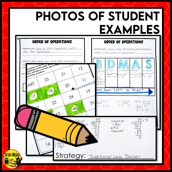 Number Operations Interactive Math Unit | Paper | Grade 5