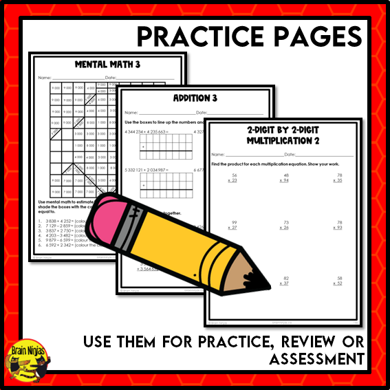 Number Operations Interactive Math Unit | Paper | Grade 5