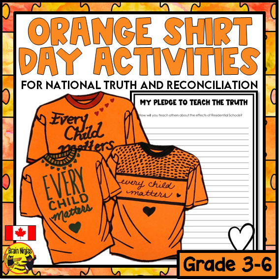 Orange Shirt Day Every Child Matters Writing Templates