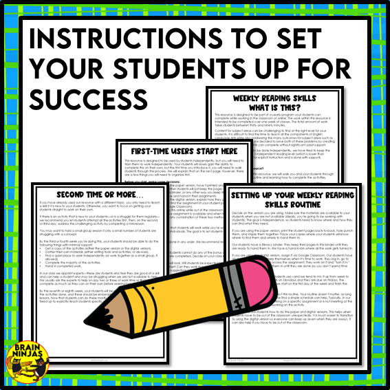 Pacific Garbage Patch Reading Comprehension Activities | Paper and Digital