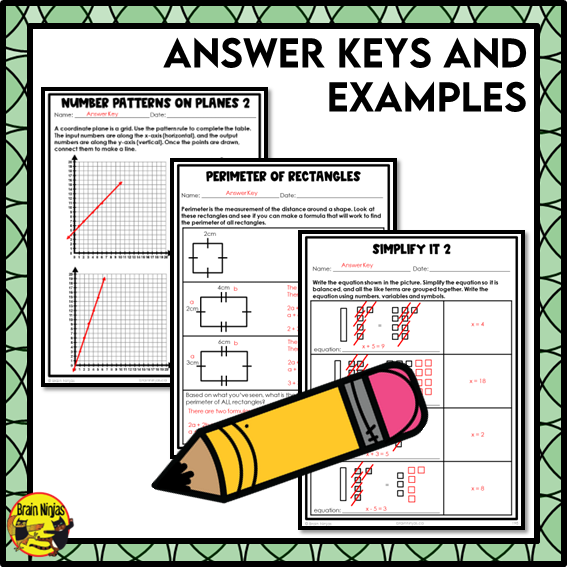 Patterns and Algebra Interactive Math Unit | Paper | Grade 6