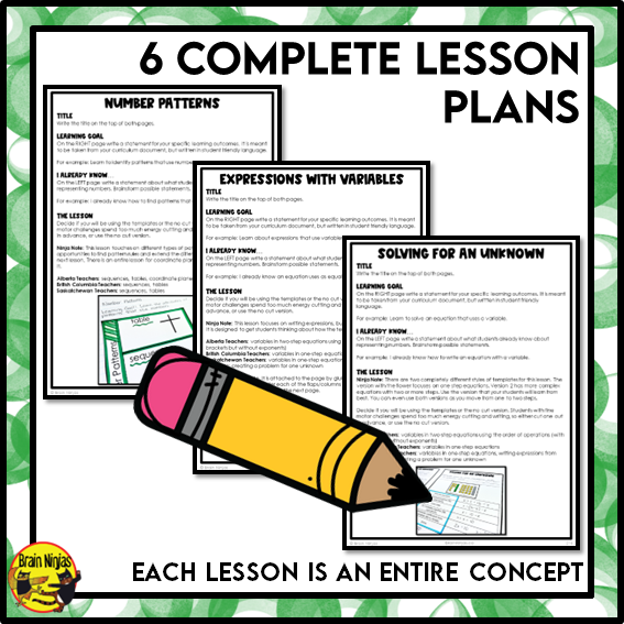 Patterns and Algebra Interactive Math Unit | Paper | Grade 5