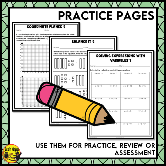 Patterns and Algebra Interactive Math Unit | Paper | Grade 6