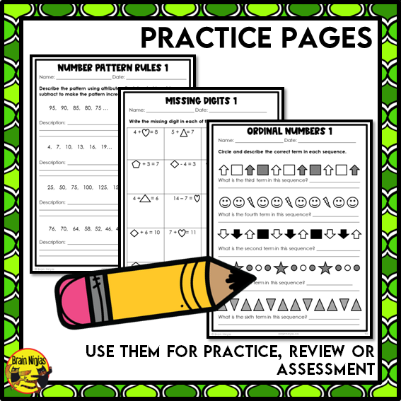 Patterns and Algebra Interactive Math Unit | Paper | Grade 3