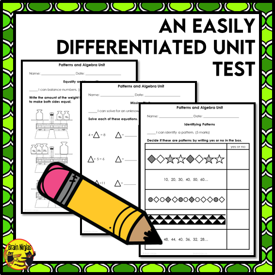 Patterns and Algebra Interactive Math Unit | Paper | Grade 3