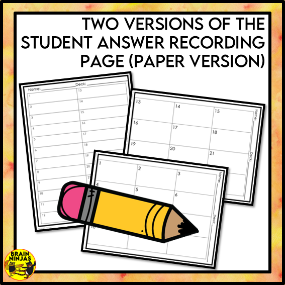 Finding and Comparing Percentages Task Cards | Paper and Digital