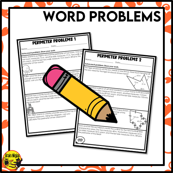 Perimeter of Complex Polygons Math Worksheets | Paper | Metric Units
