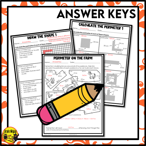 Perimeter of Complex Polygons Math Worksheets | Paper | Metric Units
