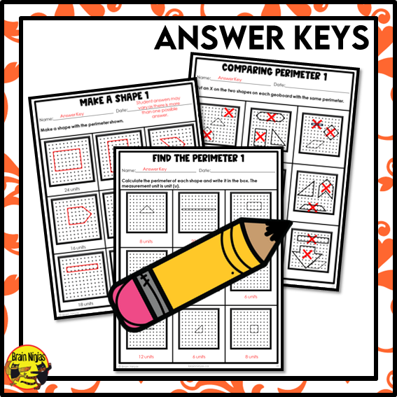 Perimeter of Regular and Irregular Polygons with Geoboards Math Worksheets | Paper